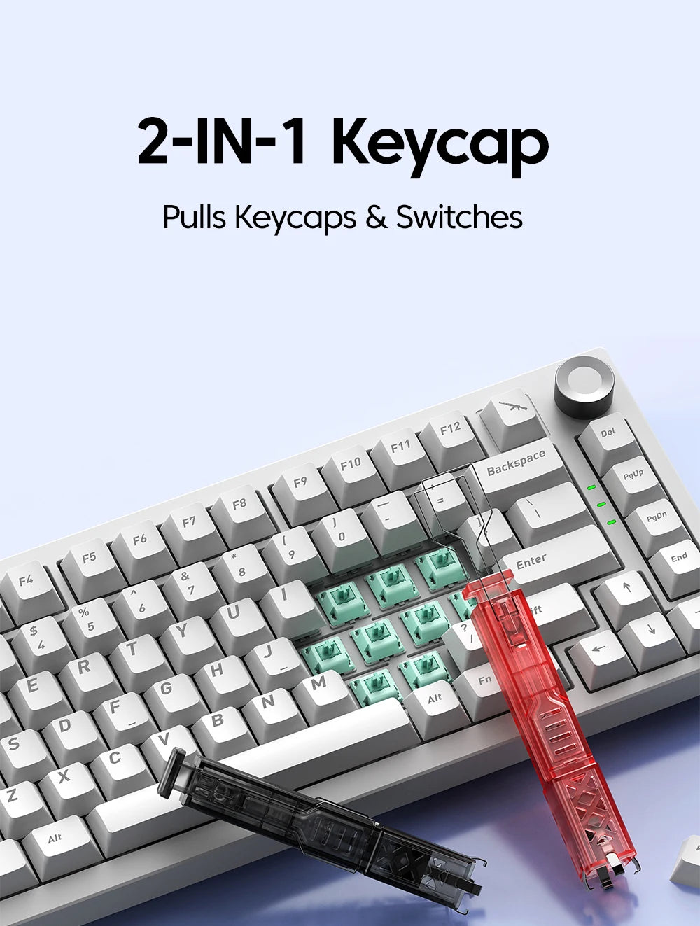 NEW 2 in 1Switches Puller Keycap Puller Customized Hot Swap Shaft