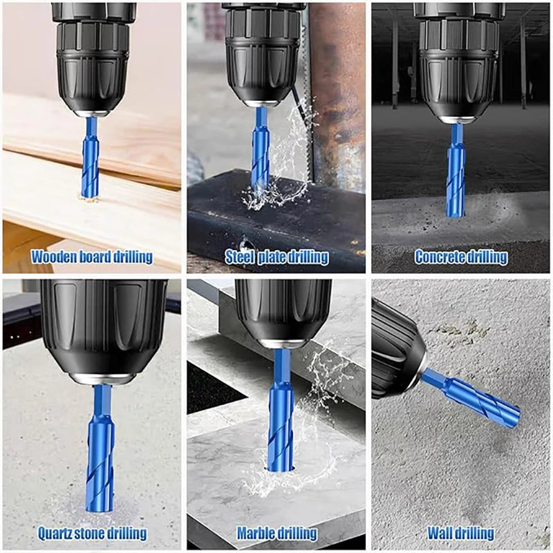 10/5/2PCS Eccentric Drill Bits Set Ceramic Tile Drill Bit Set