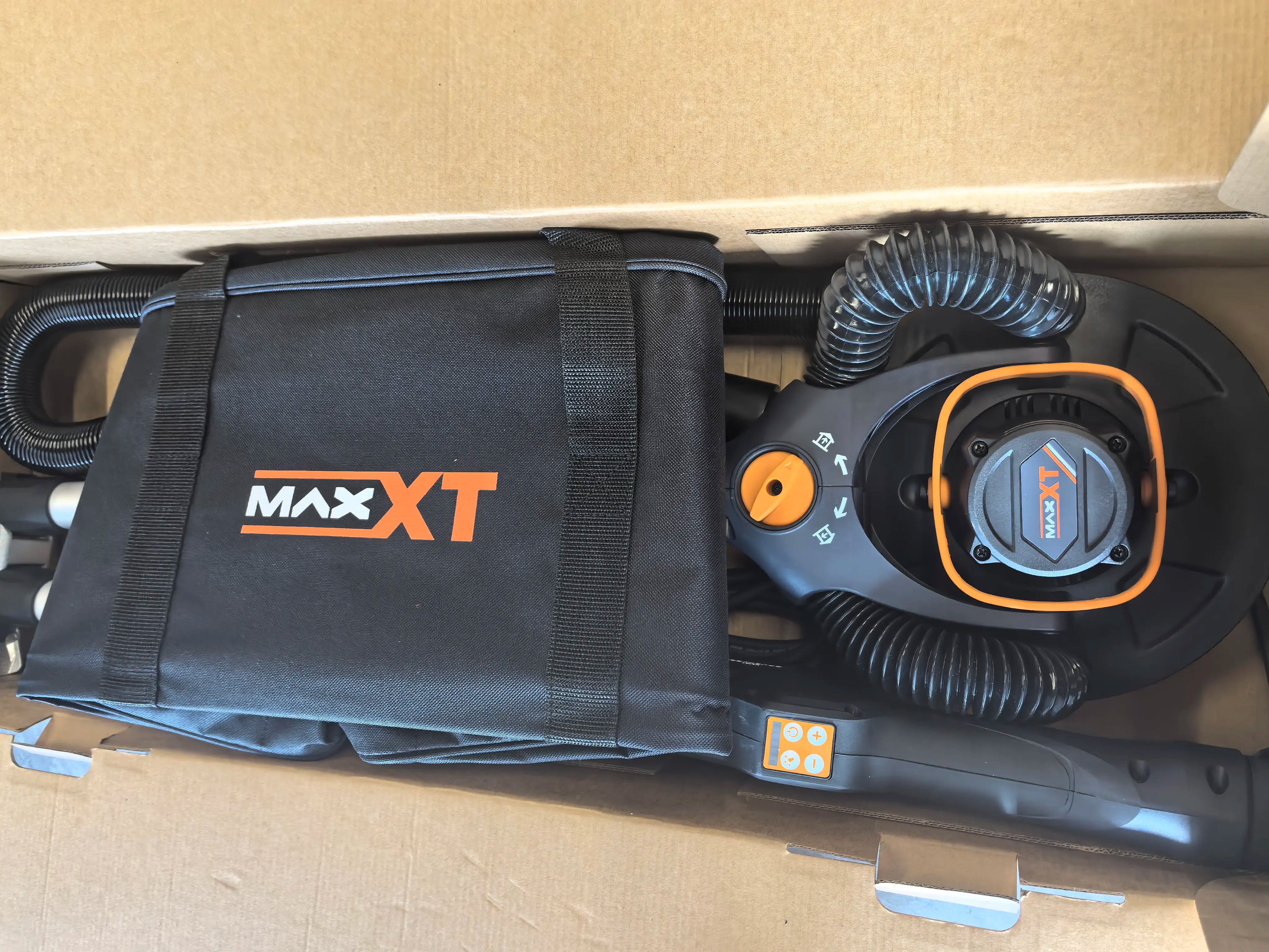 MAXXT 400W Drywall Sander Machine Brushless Motor Led Light 180° Flex