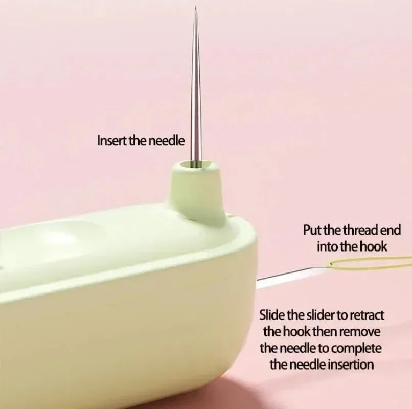 2 In 1 Needle Threader and Seam Ripper Tool Multifunctional Sewing