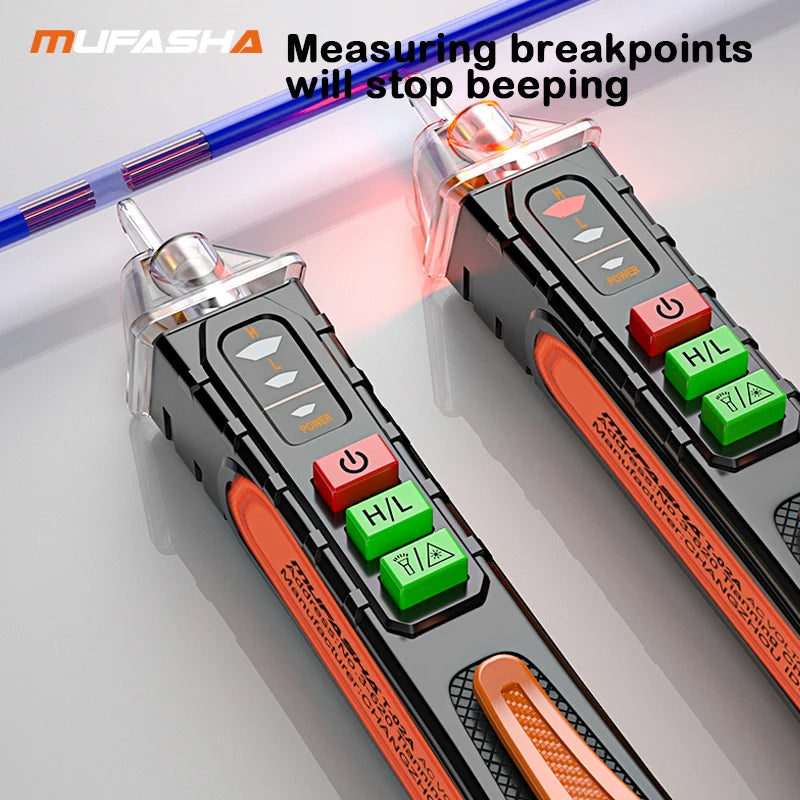 MUFASHA Non-Contact Voltage Detector Electrical Pen AC Voltage Tester