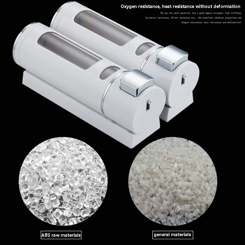 Single/double 400Ml Soap Dispenser Wall-Mount Shower Bath Shampoo