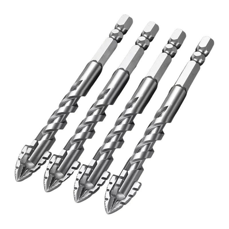 NEW! 7pcs/sets Tungsten Steel Serrated Drilling Bit Set For Ceramic