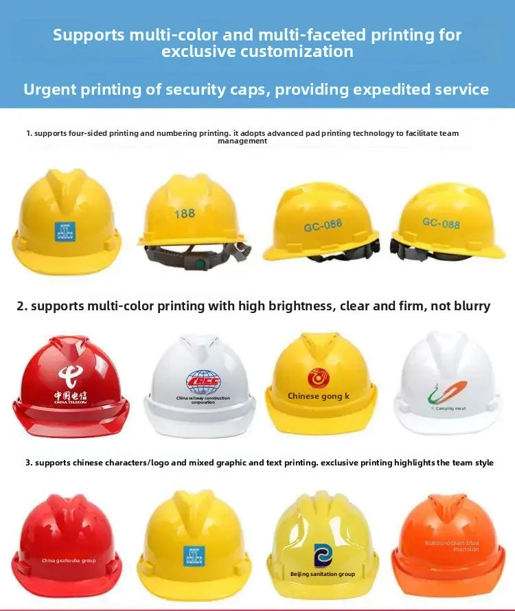 Thickened Glass Steel Safety Helmet – Construction Site Hard Hat
