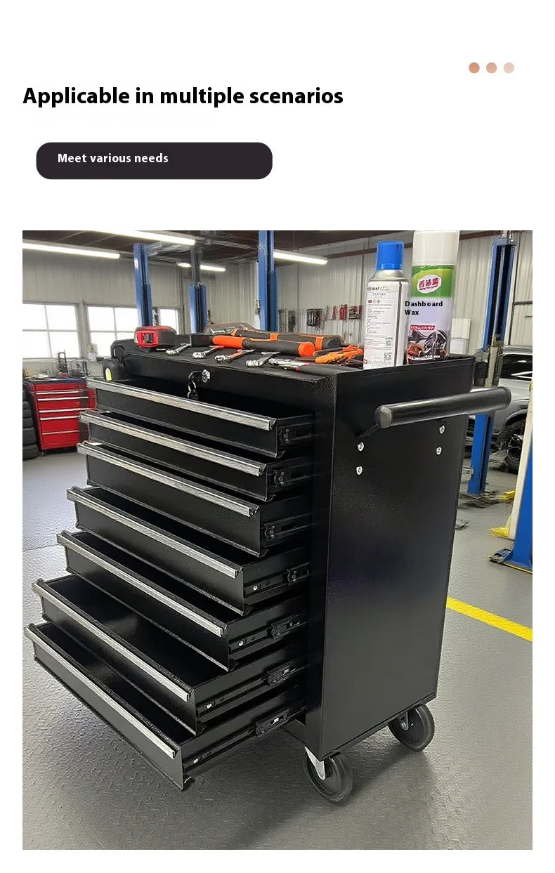 7-Drawer Rolling Tool Chest & Cabinet – Garage & Workshop Storage