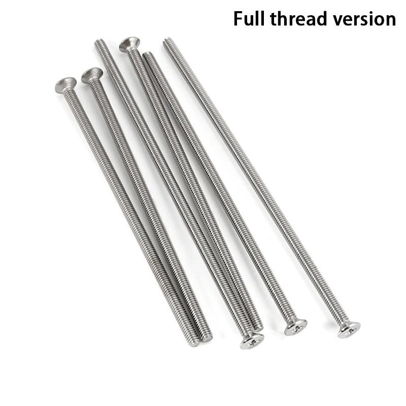 M3 M4 M5 M6 M8 M10 Lengthened Cross Flat Countersunk Head Bolts Extra
