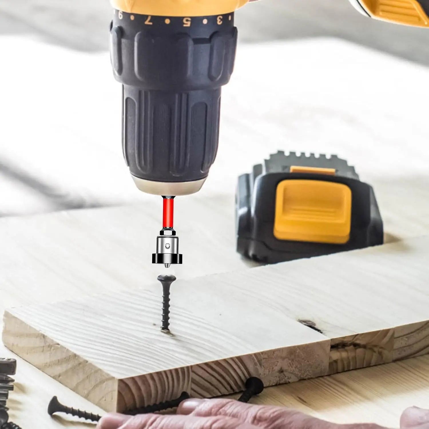 50mm Magnetic Plasterboard Positioning Batch Head Screwdriver Bit