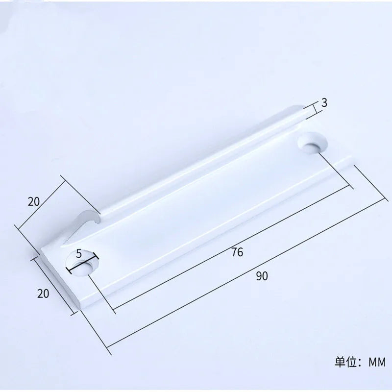 Aluminum screen window handle Plastic steel window exposed handle