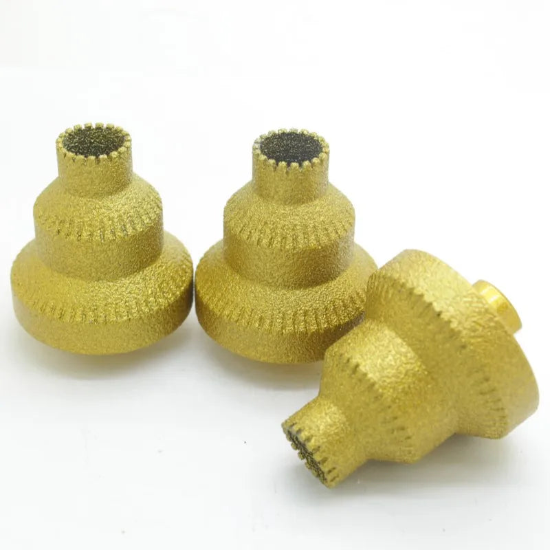 Sawtooth brazed tower drill, step reaming drill