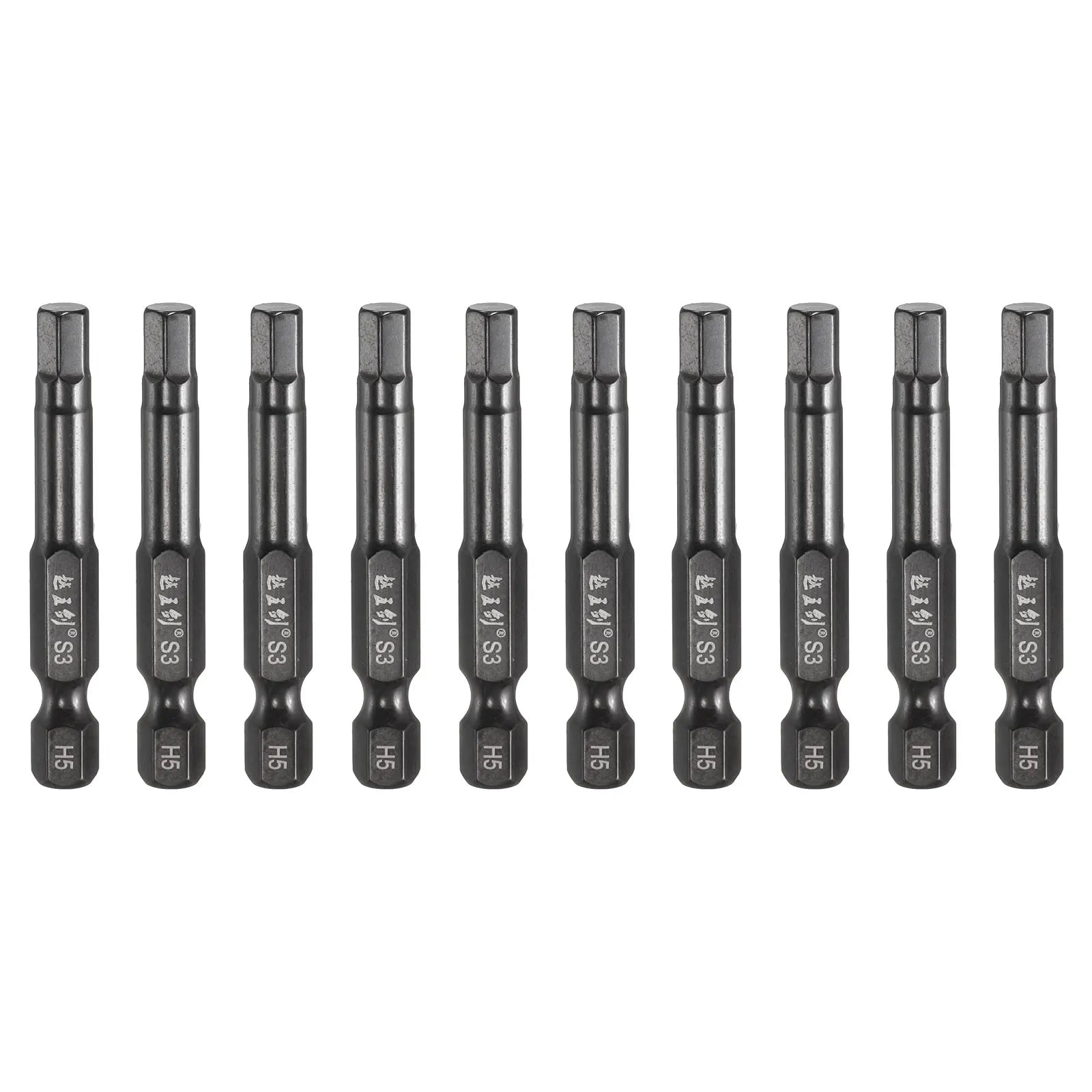 10/15pcs H1.5 H2 H2.5 H3 H4 H5 H6 H8 H10 Hex Head Wrench Drill Bit