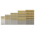 50PCS M35 Titanium Plated Twists Drill 1mm-3mm Twist Drill Steel