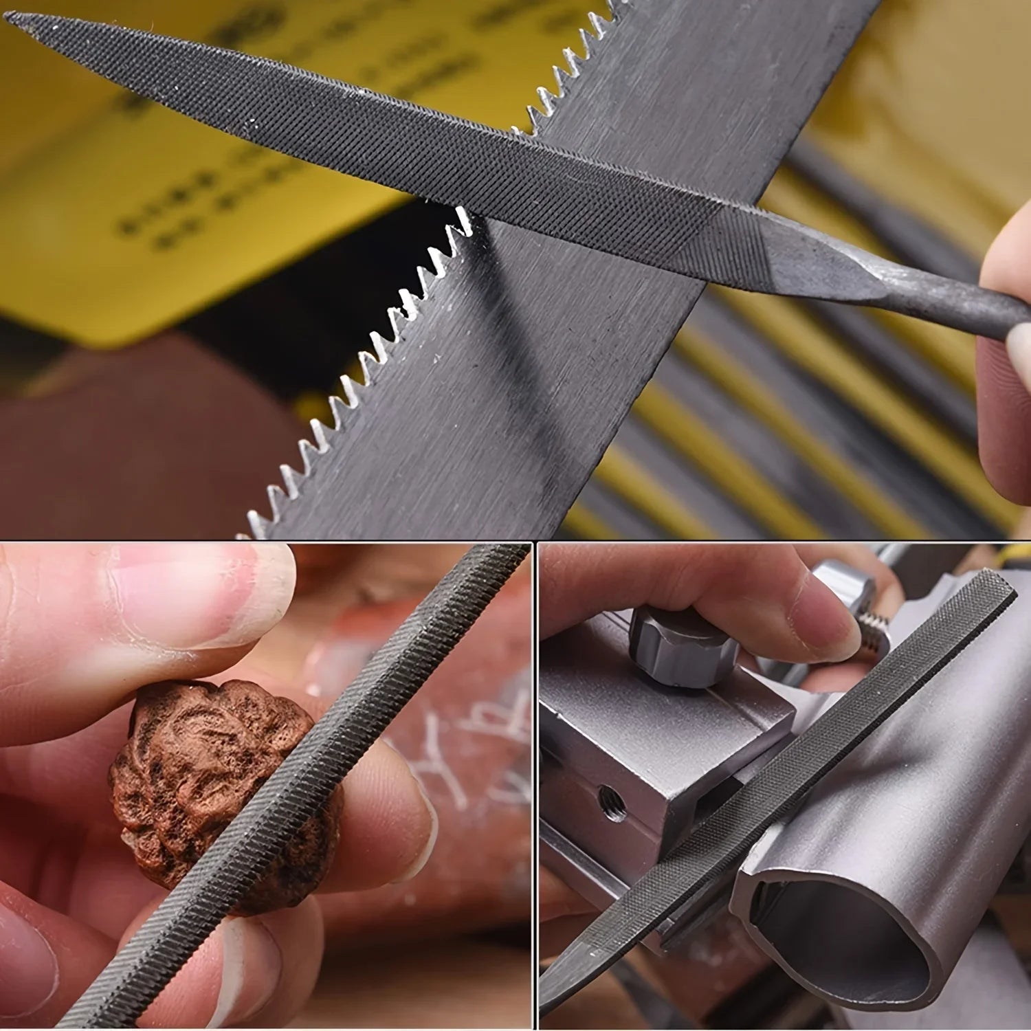High-Carbon Steel Precise Needle File Set