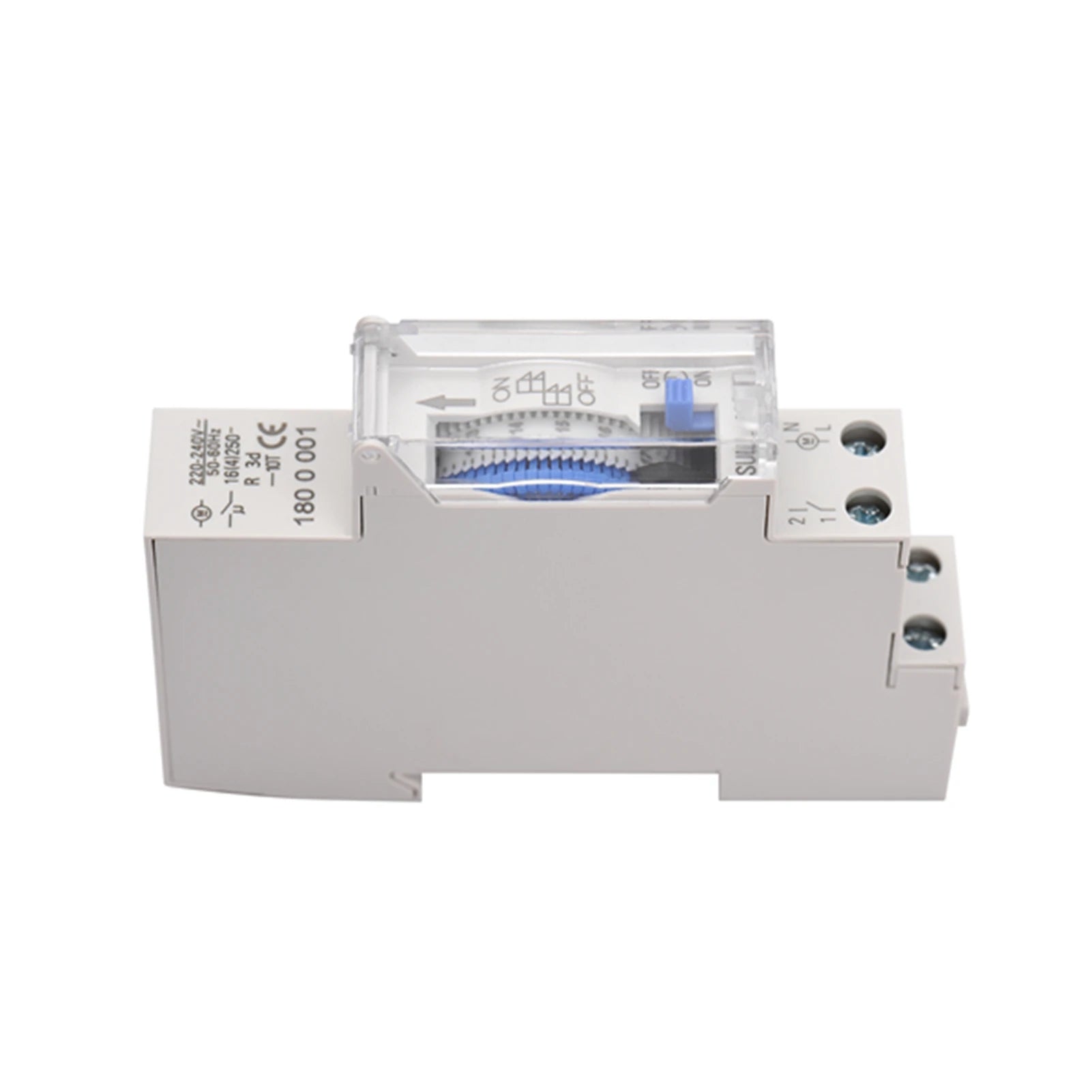 DIN Rail Mechanical 24hr Timer Switch DC 12V – 48 ON/OFF Settings