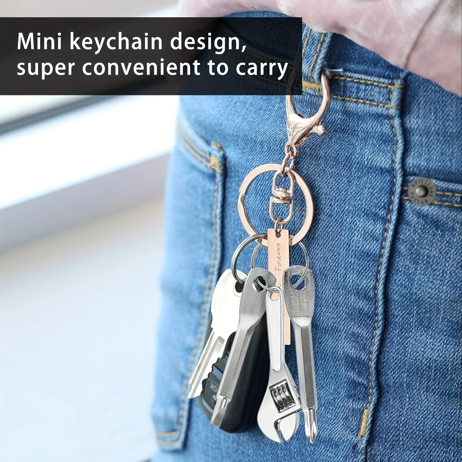 3-piece mini portable screwdriver set, multifunctional mini wrench