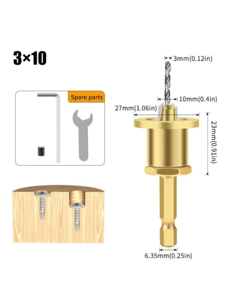 1/5Pcs CNC Adjustable Hexagonal Handle Cutter Woodworking Tools