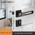 Interior Zinc Alloy Silent Anti-theft Door Lock Security Mute Door