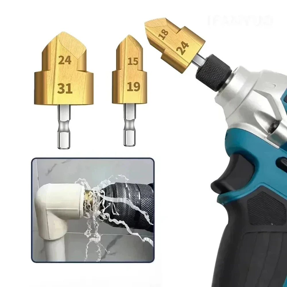 PPR Pipe Lifting Drill Bit — 20mm, 25mm & 32mm Titanium - View 1