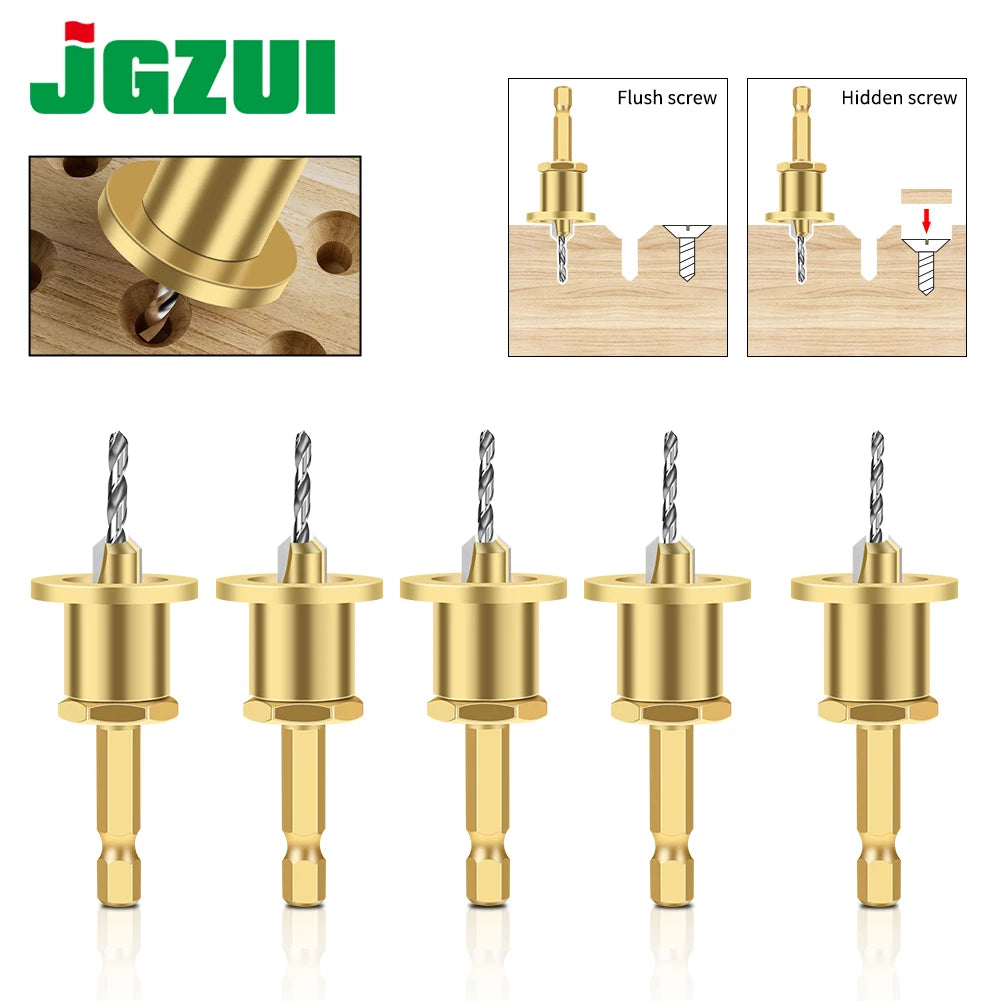 CNC Adjustable Hex Handle Countersink Set — Woodworking - View 1