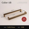 Santaya Antique Brass Handle Luxury Bronze Pull Kitchen Cabinet