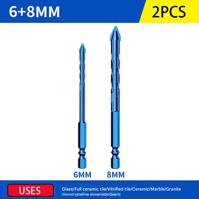 10/5/2PCS Eccentric Drill Bits Set Ceramic Tile Drill Bit Set