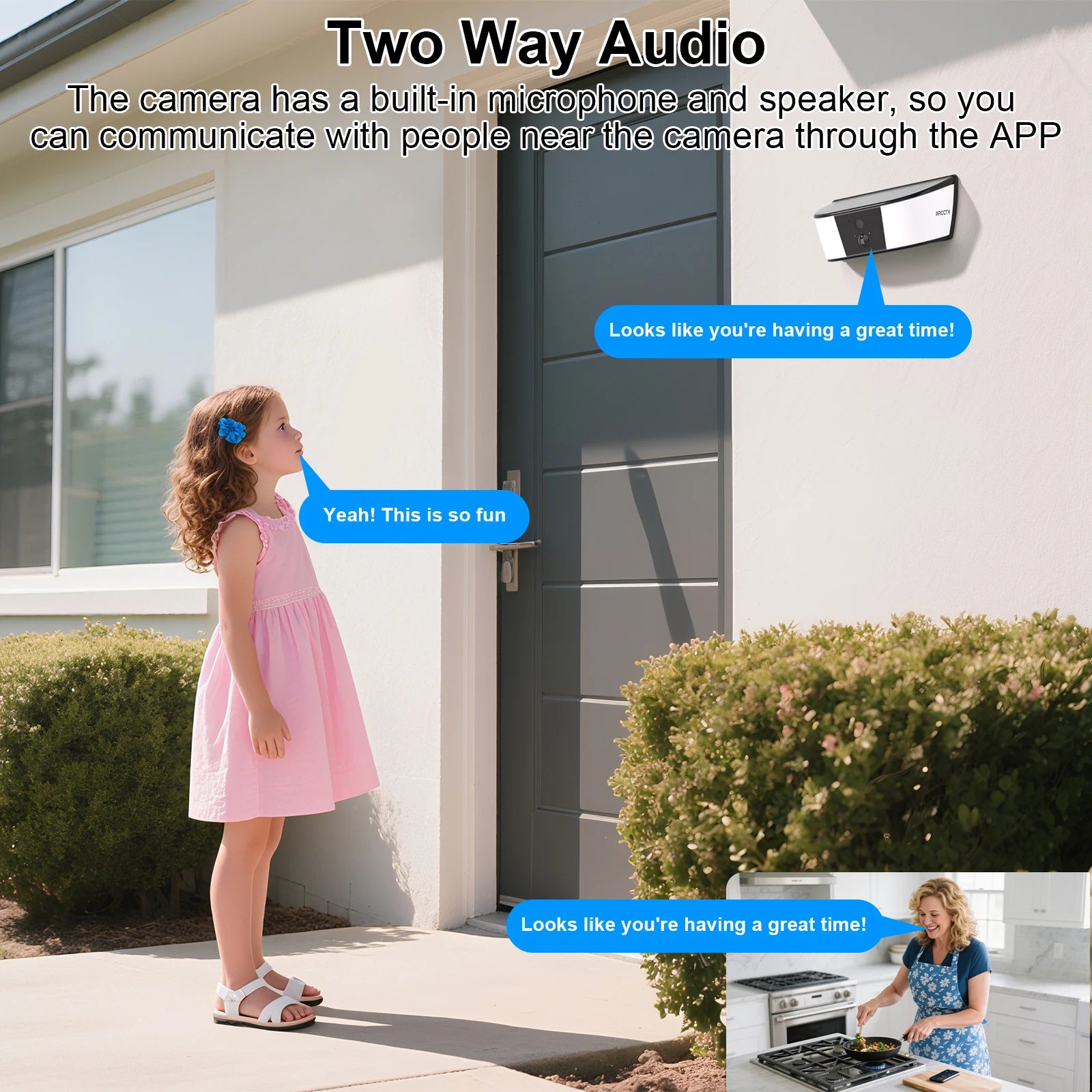 ARCCTV 2K WiFi Solar Camera Security Outdoor Wireless Floodlight