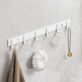 Hook White Towel Hook For Bathroom Clothes Coat Hook Bedroom Robe H...