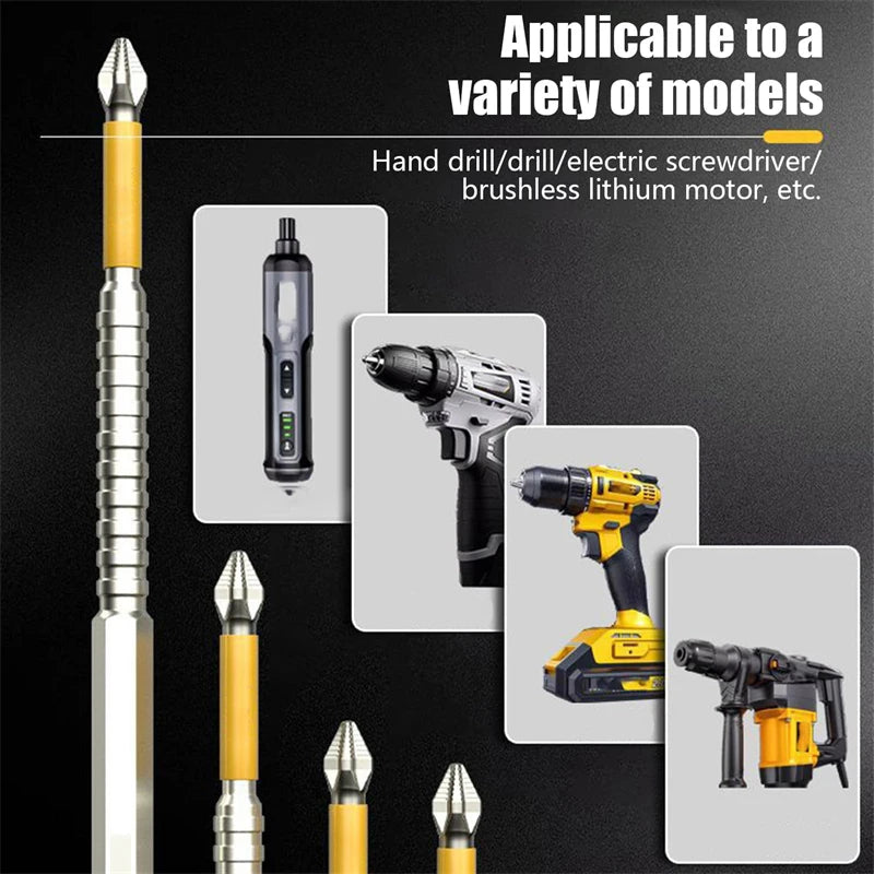 Non-slip PH2 Magnetic Batch Head Cross Screwdriver Hardness Drill Bit
