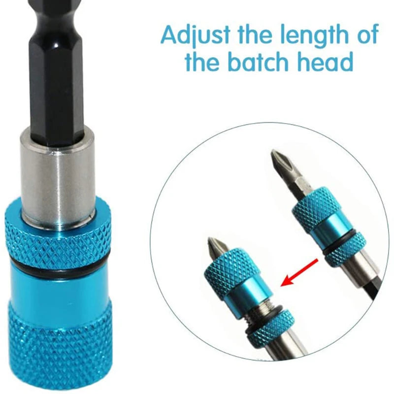 Hex Shank Screw Depth Magnetic Screwdriver Bit Holder 1/4 Inch Hex