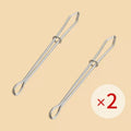 2pcs Stainless Steel Garment Clips Sewing DIY Tools Elastic Band Tape