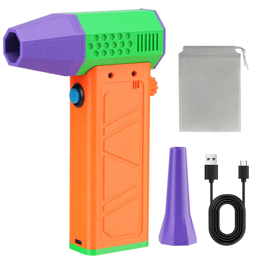 130000RPM Turbo Electric Air Duster – Type-C Rechargeable 5 Nozzles