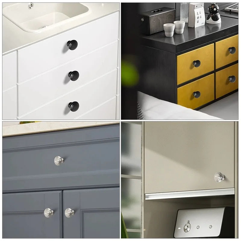 Round Cabinet Pull European Style Door Dandle Drawer Cabinet Handles