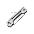 Stainless Steel Mini Folding Knife - Multi-Function Pocket Tool