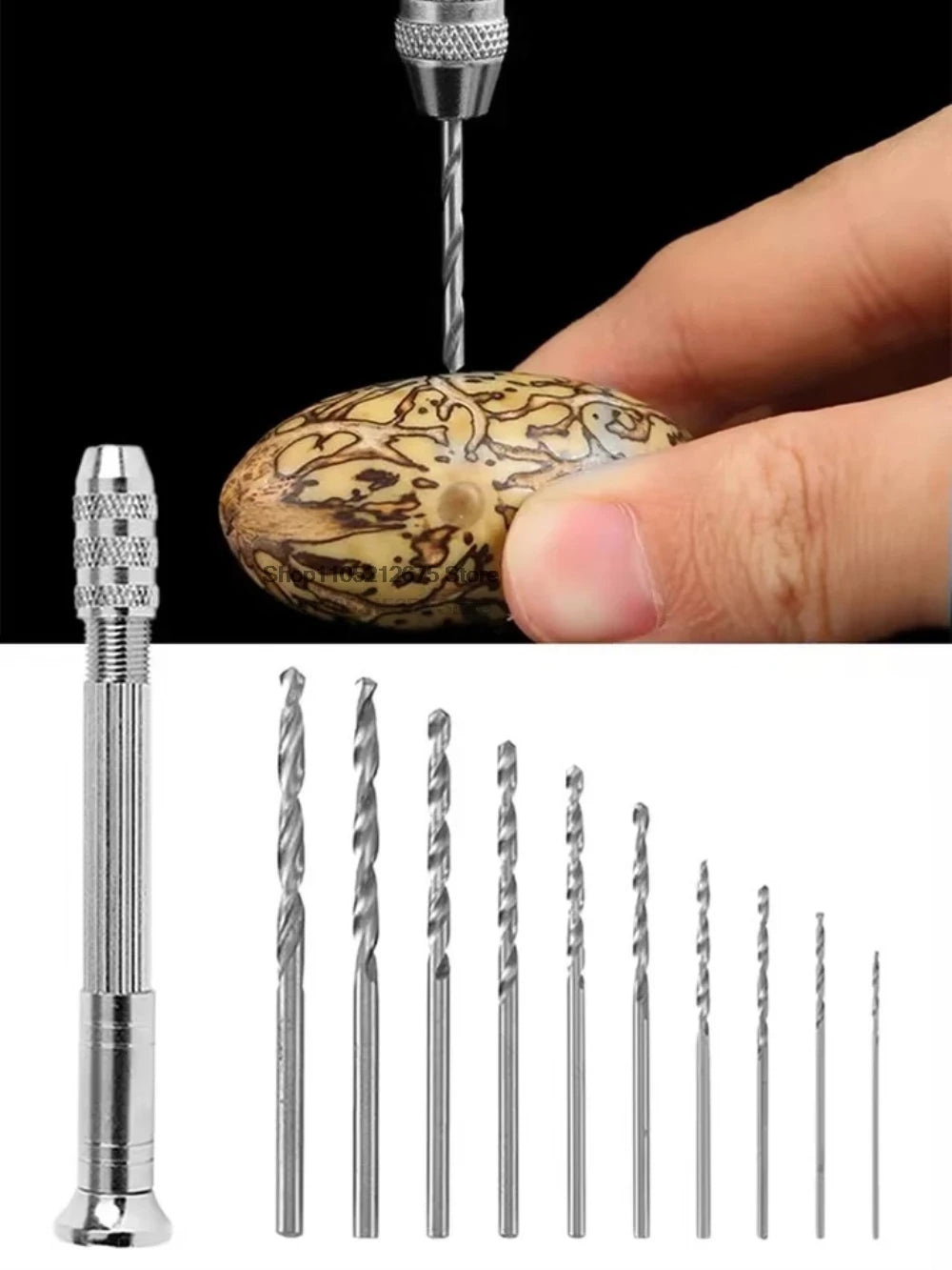 Mini Hand Drill Woodworking Tools Drilling Rotary Tool Manual Twist