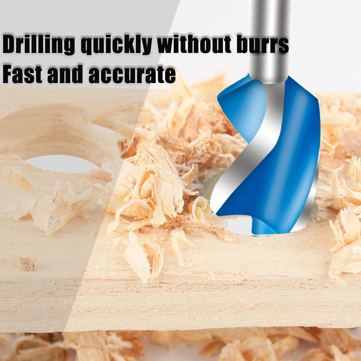 Woodworking Drilling Set,Four Slot Four Blade Drill Bit