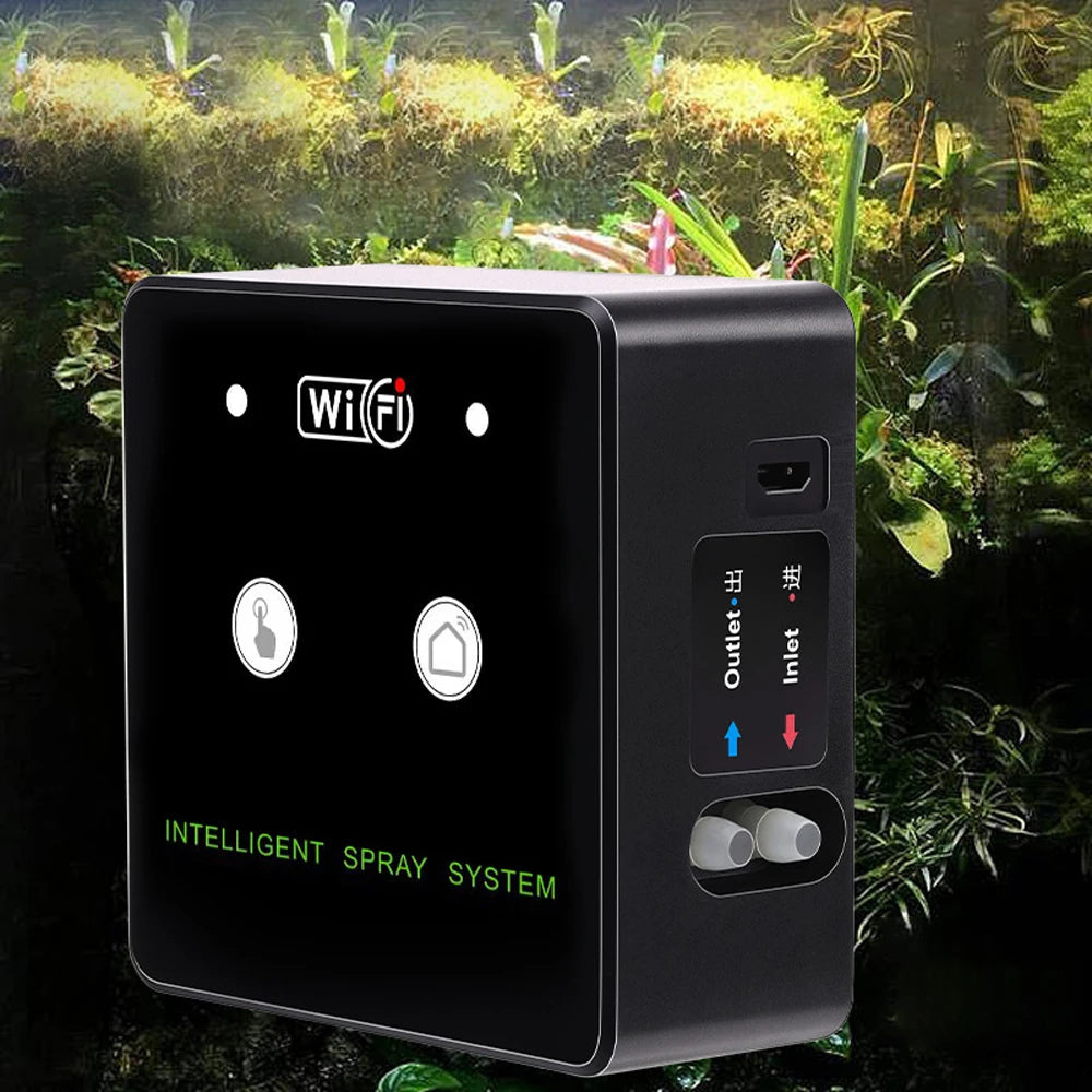 WiFi Smart Terrarium Misting System – 360° Timed Reptile Fogger