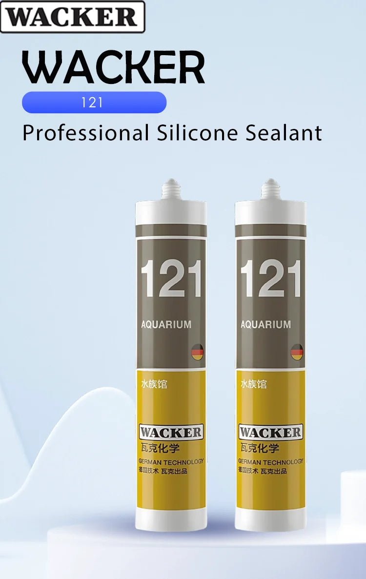 Wacker 121 Professional Aquarium Silicone Sealant High Curing Acetic
