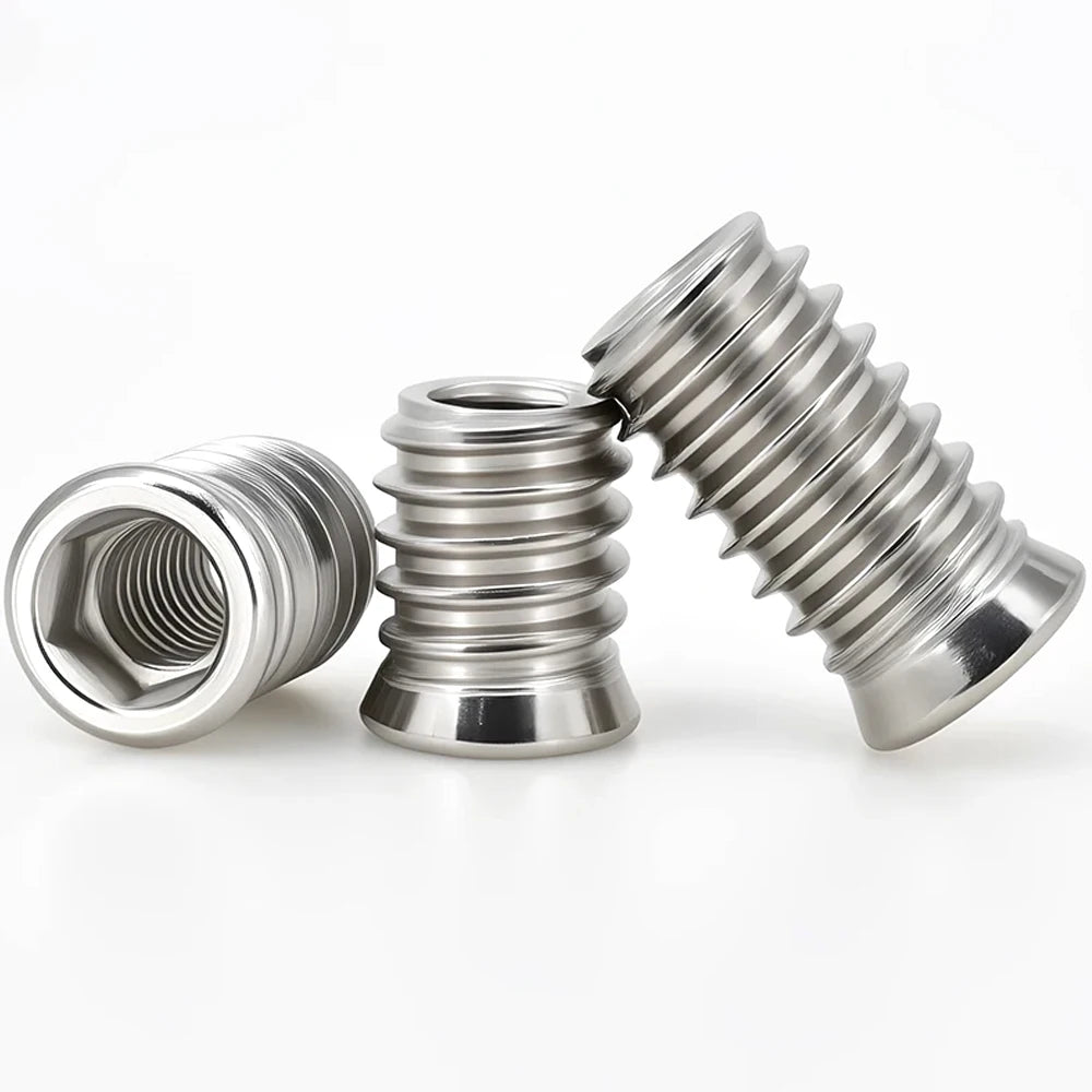 304 Stainless Steel Hex Socket Embedded Insert Furniture Nut M4 M5 M6