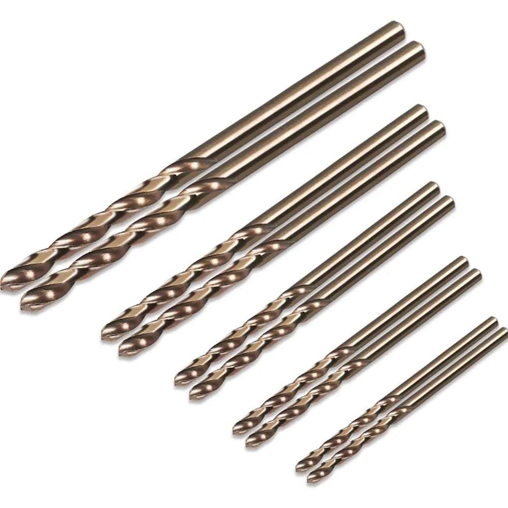 10pcs HSS M35 Cobalt Drill Bit 1mm 1.5mm 2mm 2.5mm 3mm Used For