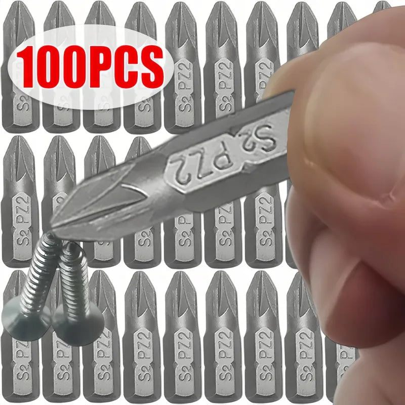 S2 Steel Screwdriver Bit Set for Wood Electric Hex Shank Screwdriver