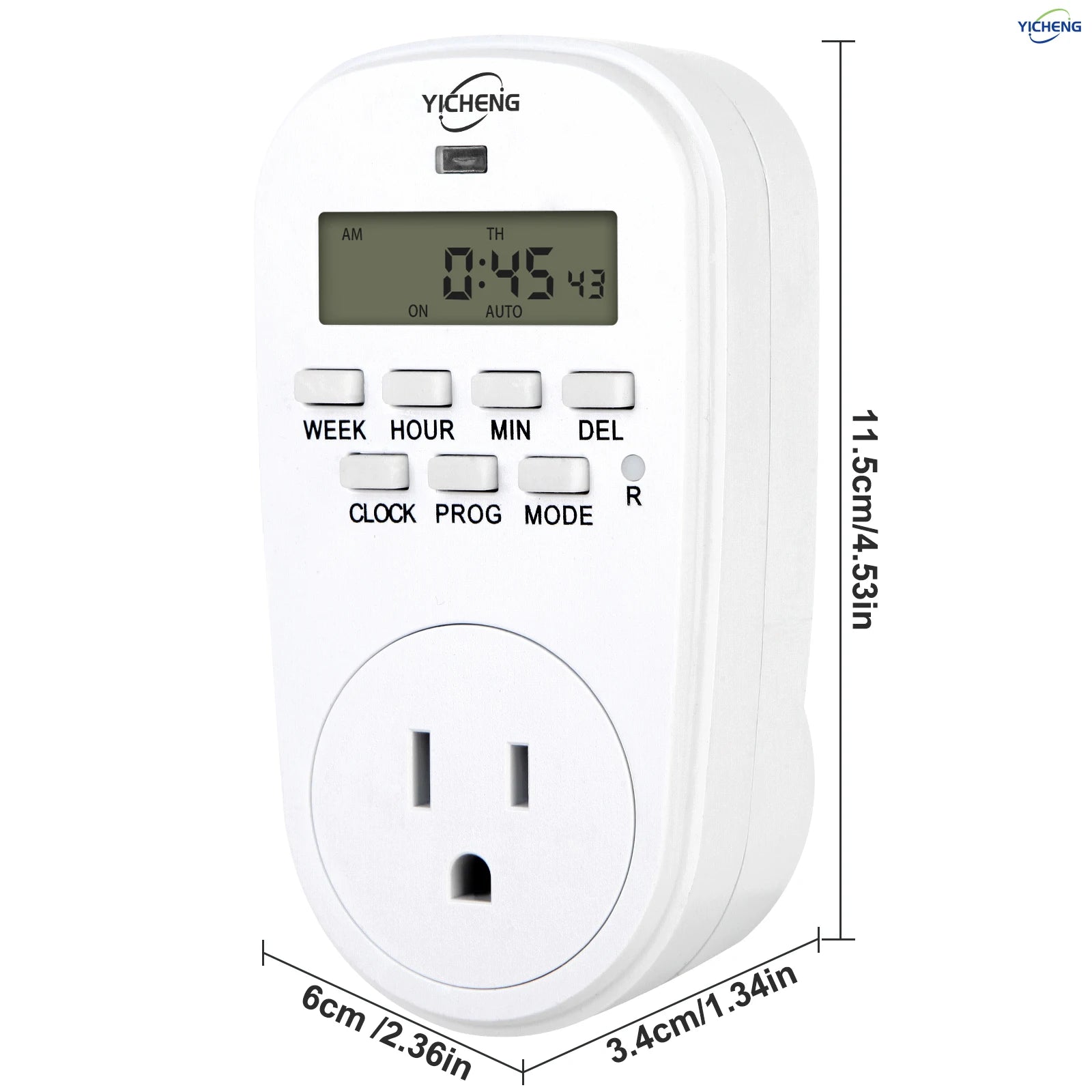Countdown Timer Power Switch – 20 Daily Programs, Unlimited Weekly