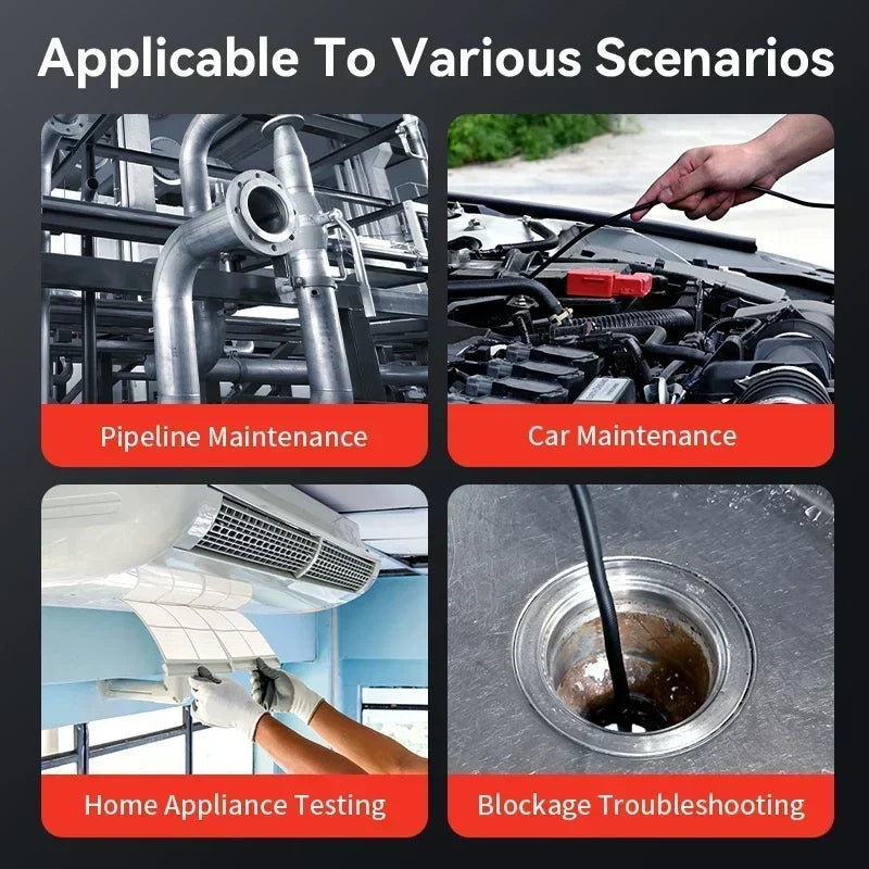 3.9mm/6.2mm/8.5mm 360° Articulating Borescope Endoscope Camera with