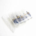 5pc Titanium Plated Serrated Hole Opener Gold Aluminum Plate Iron