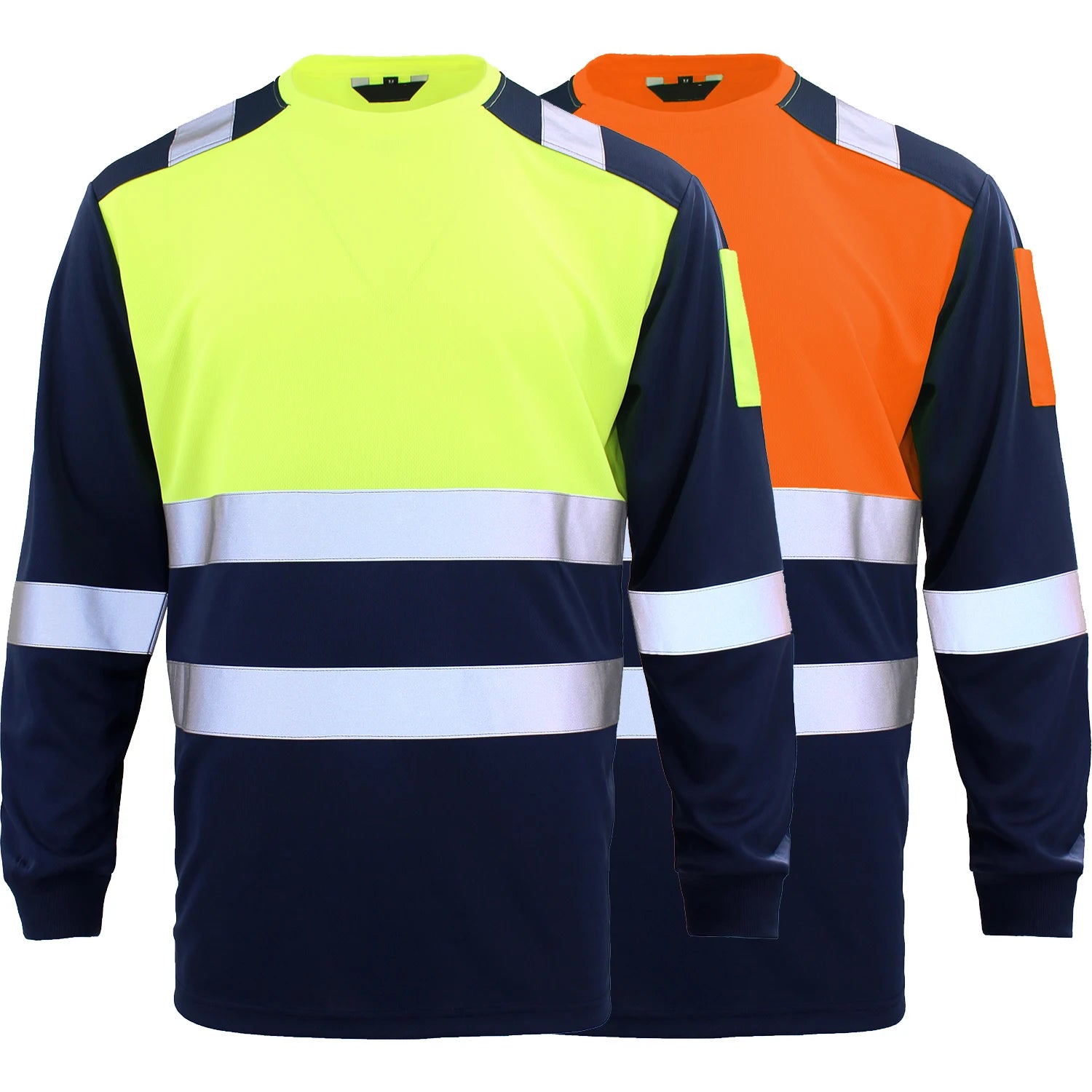 Men's Workwear Shirts Long Sleeve Hi Vis Shirts Workwear Hi Vis Work