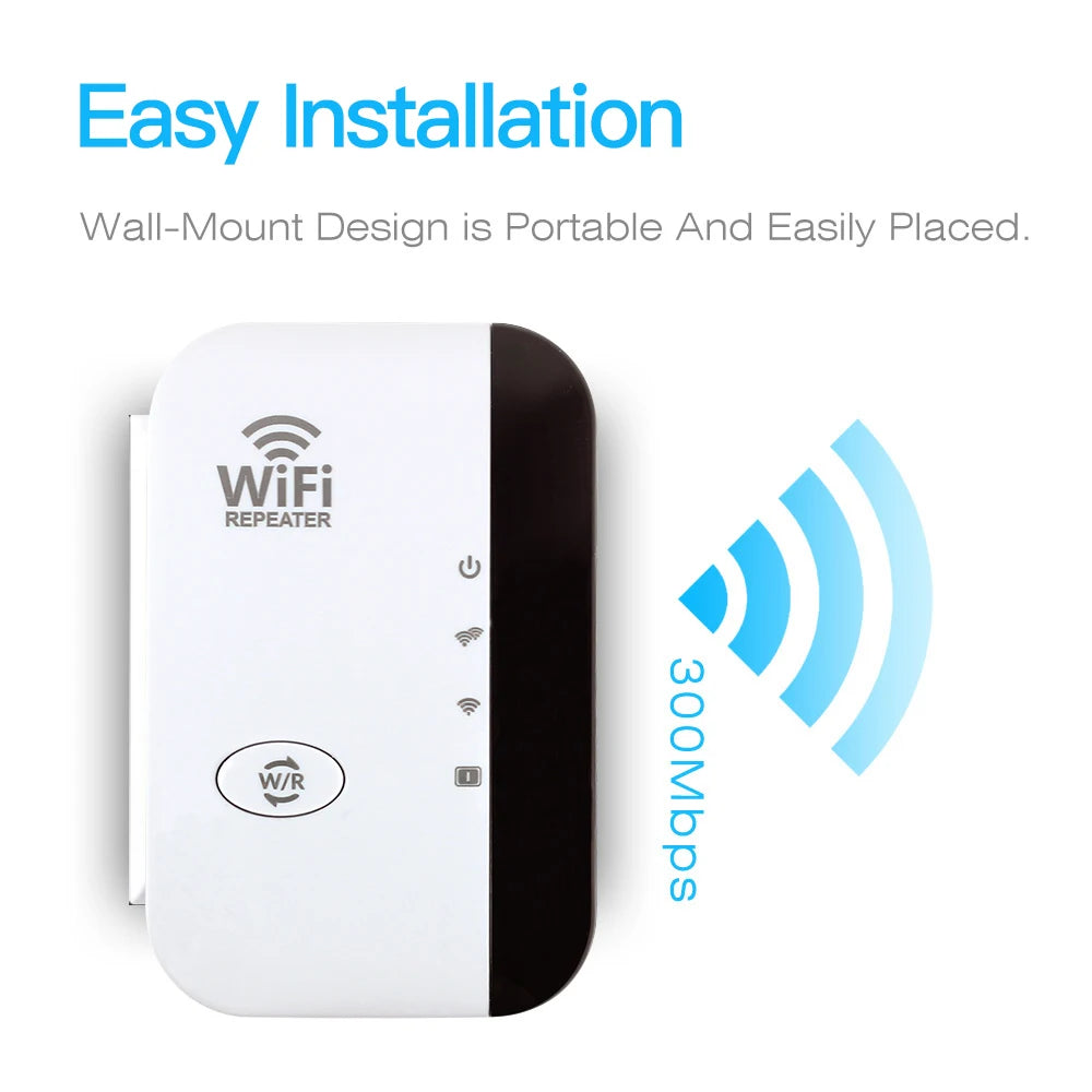 FENVI 300Mbps WiFi Repeater & Extender – 802.11N Signal Booster