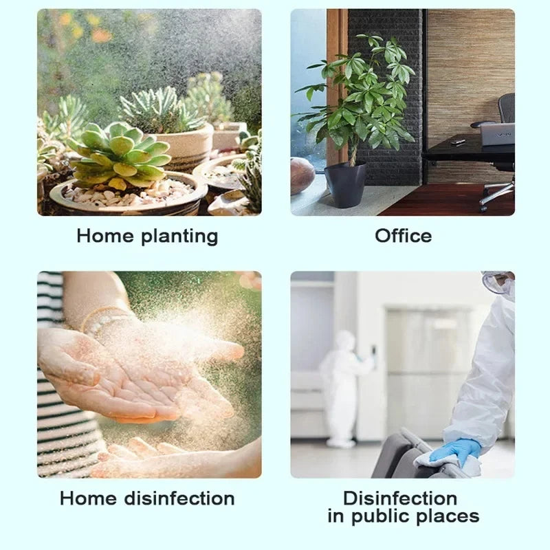 HOMEFISH 2L Electric Spray Bottle – USB Automatic Watering & Fogger
