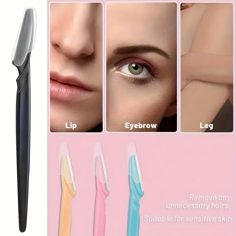 3/5/6/12/24Pcs Multifunction Eyebrow Razor Kit - Precise Trimming