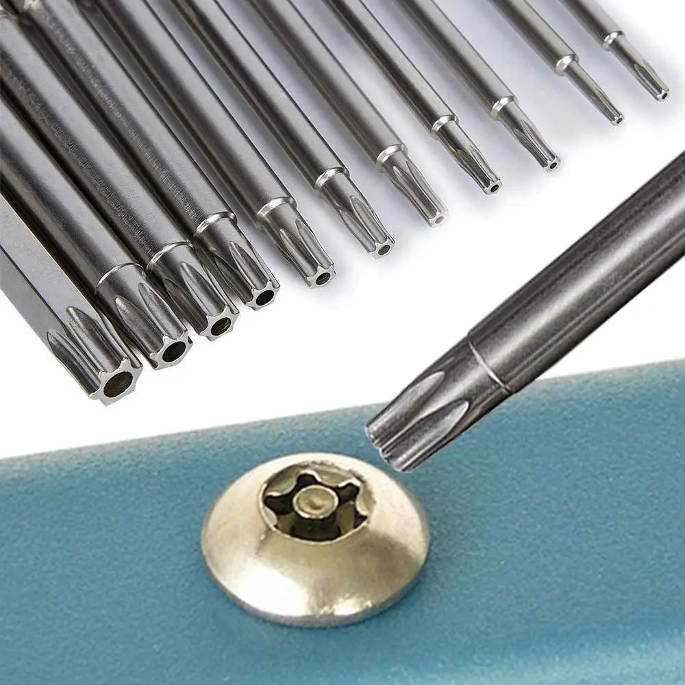 12Pcs Hex Bits Driver Tamper Proof Security Drill Magnetic Bit Set