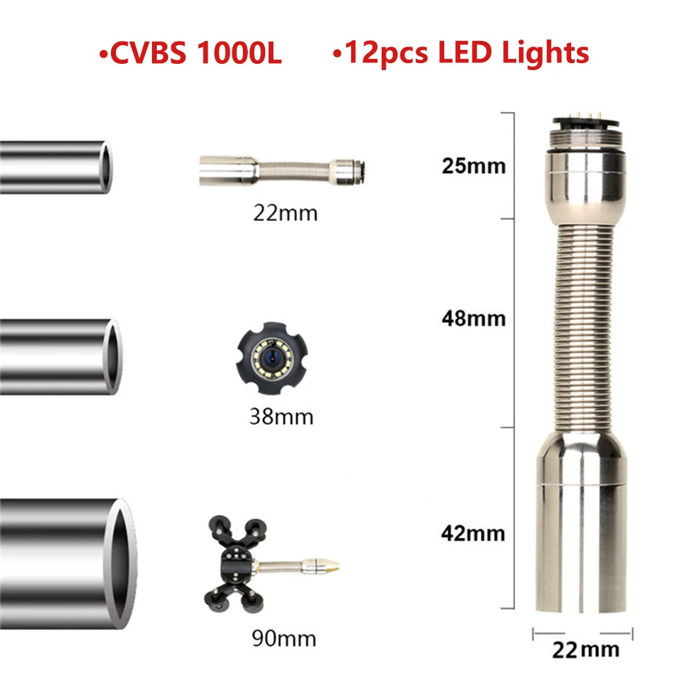 17/23MM 512Hz/720/1080P AHD Camera Head or Connector