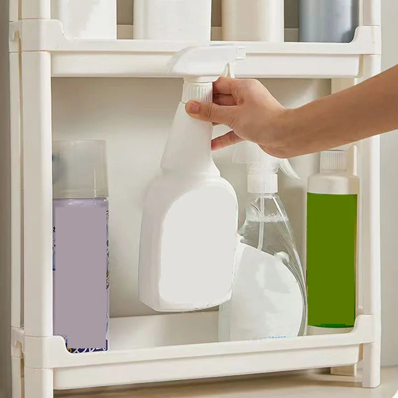Behind The Door Storage Cabinet Bathroom and Kitchen Storage Rack