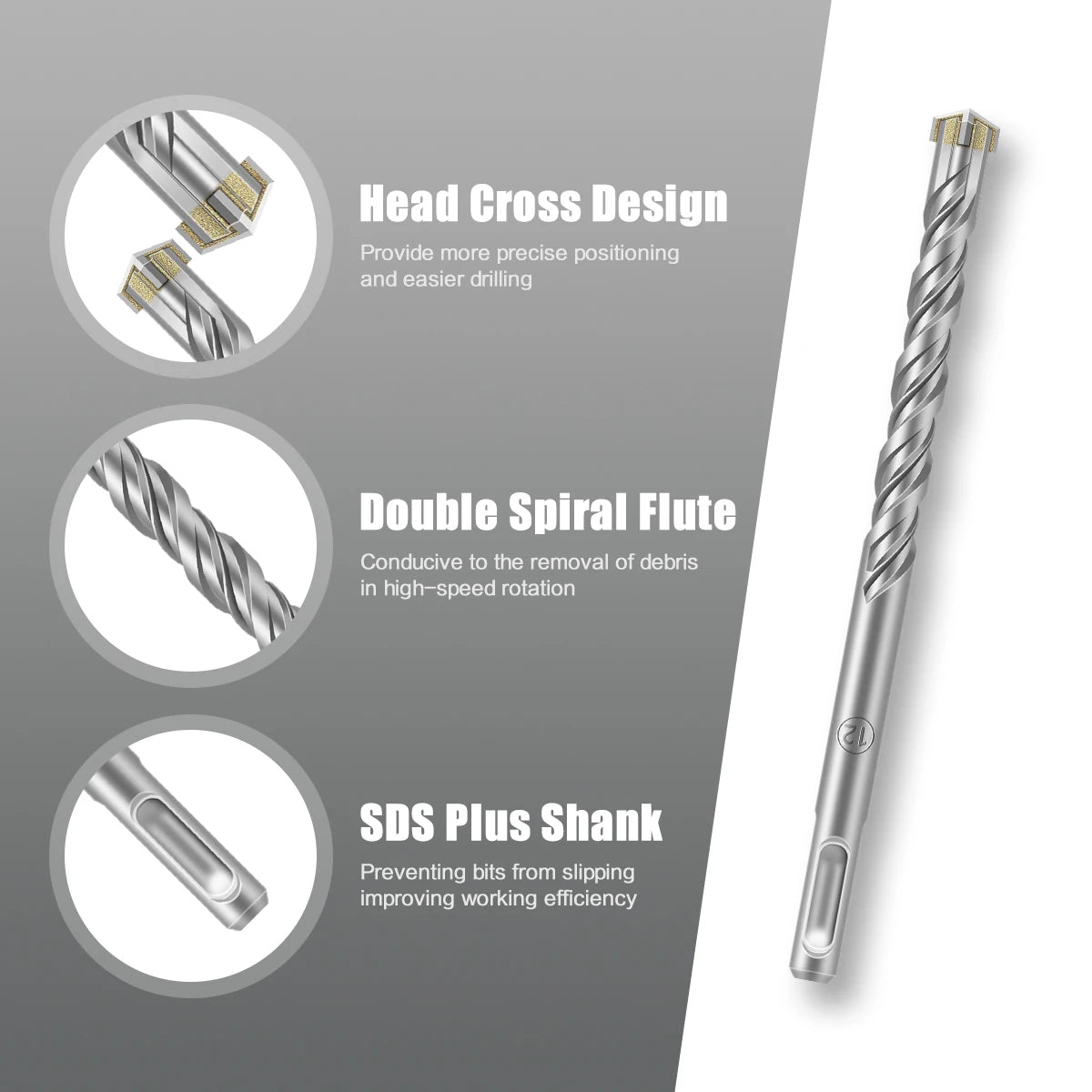 Drill Bits Tungsten Carbide Twist Bit Hole Opener For Concrete
